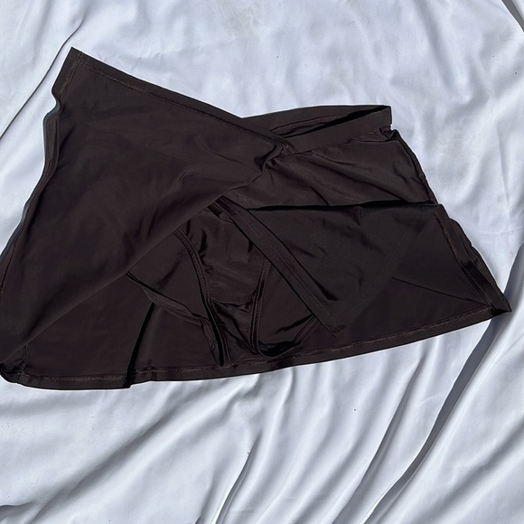NWOT Croft & Barrow Brown Swim Skirt size 14 - Picture 2 of 6